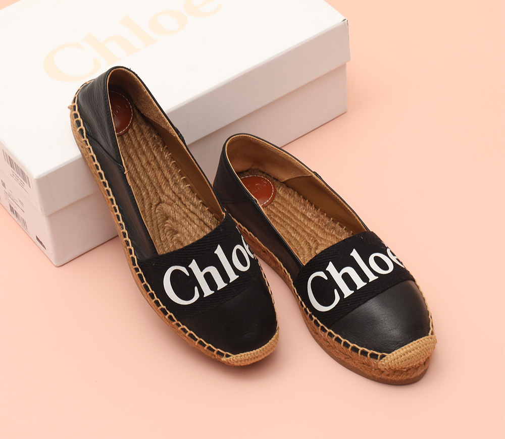 WOODY ESPADRILLES 여성 플랫 슈즈 CHC21U447R4 (BK)_1.png