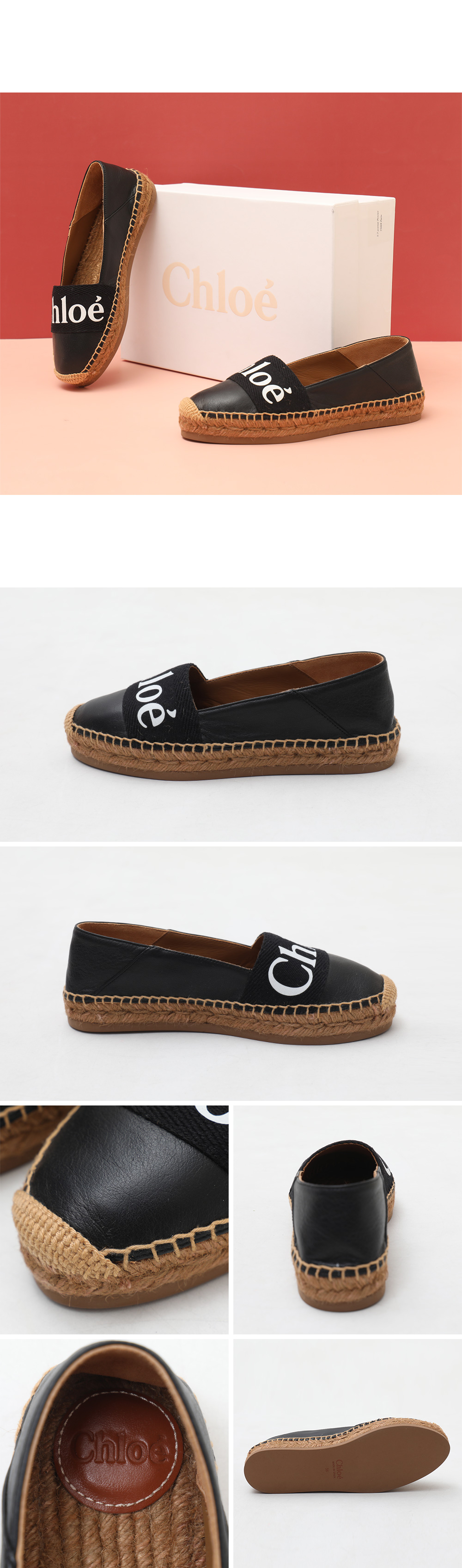 WOODY ESPADRILLES 여성 플랫 슈즈 CHC21U447R4 (BK)_6.png